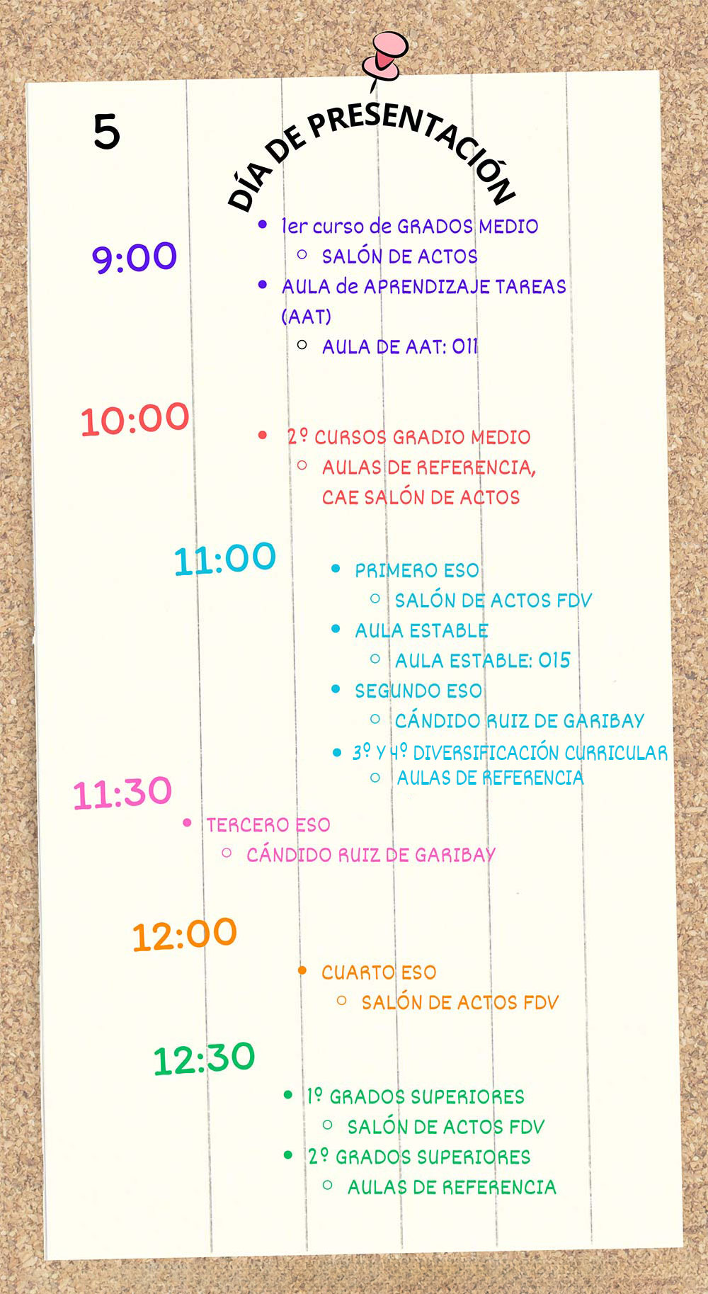 Día de presentación del curso 2025-26