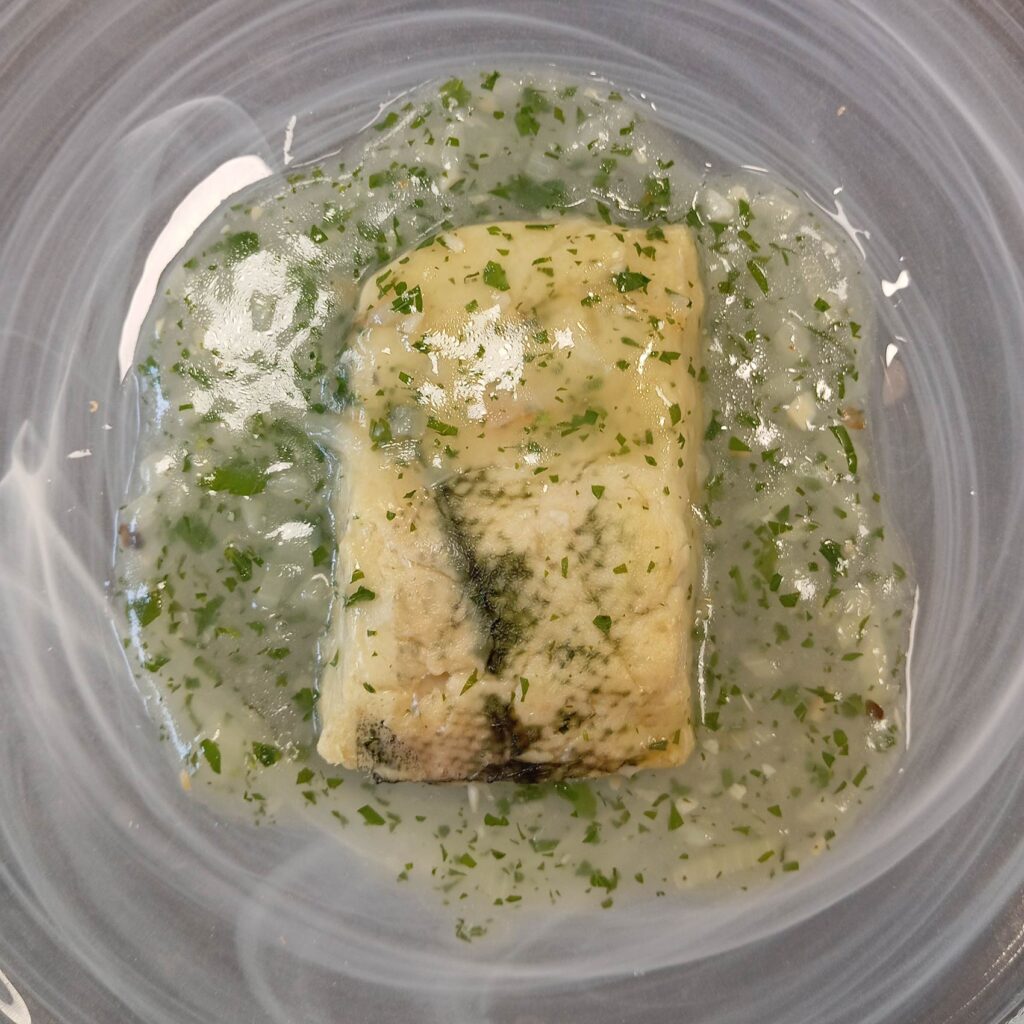 Merluza en salsa verde